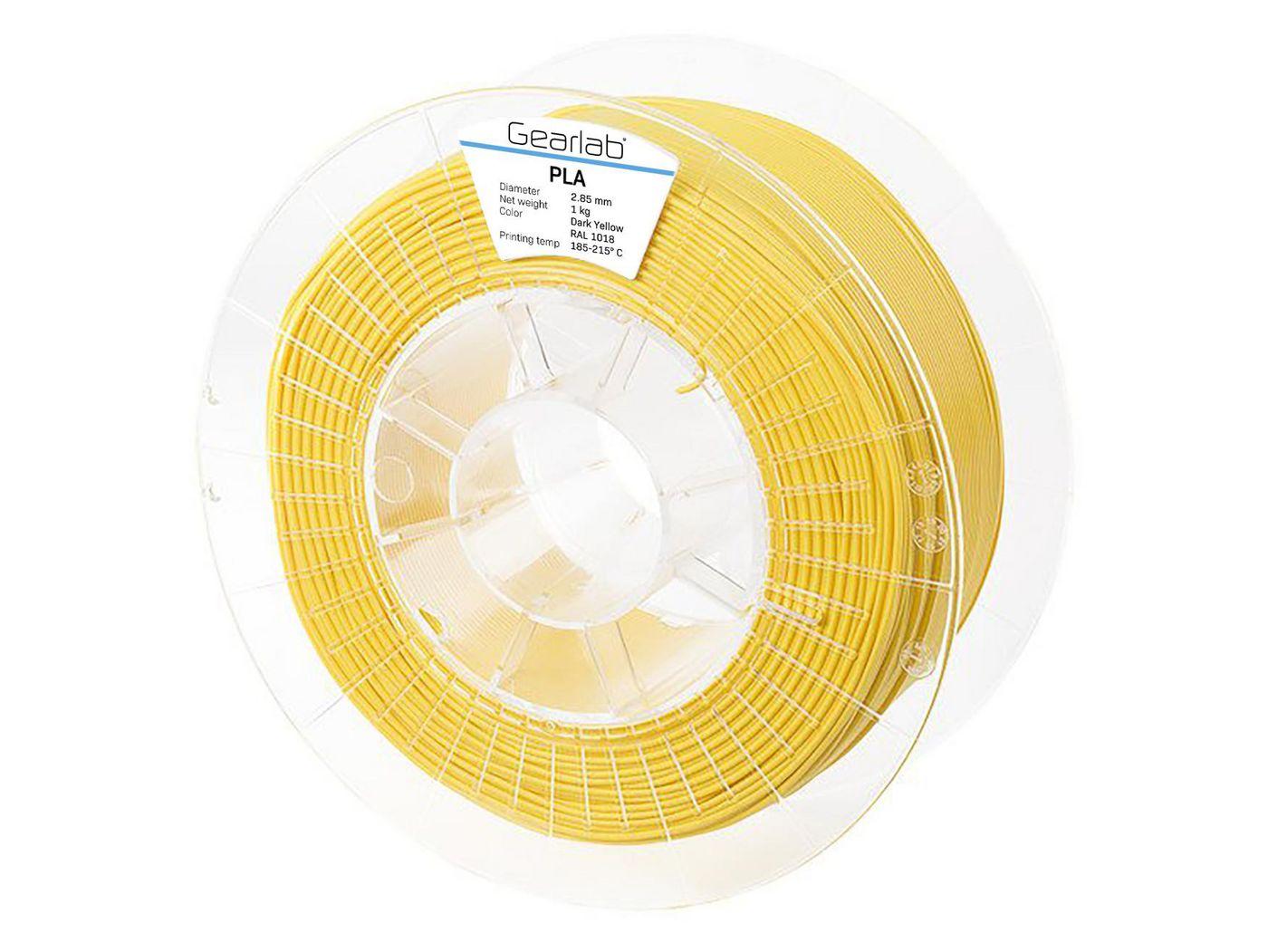 eSTUFF GLB251405 materiale di stampa 3D Acido polilattico PLA Giallo 105 kg (PLA 285mm 1KG Dark Yellow - Warranty 12M)