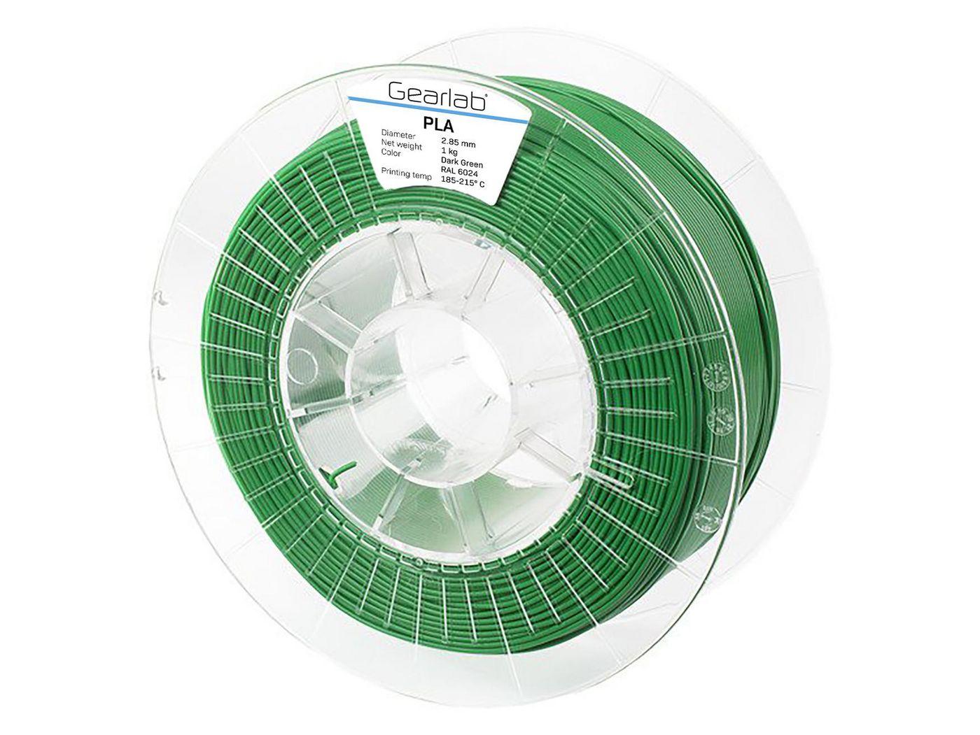 eSTUFF GLB251407 materiale di stampa 3D Acido polilattico PLA Verde 105 kg (PLA 285mm 1KG Dark Green - Warranty 12M)