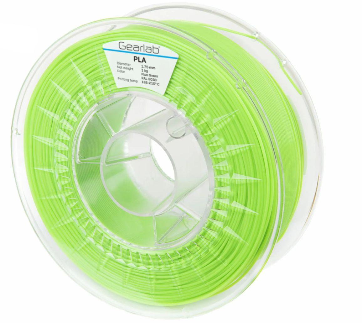 eSTUFF GLB251408 materiale di stampa 3D Acido polilattico PLA Verde fluorescente 105 kg (PLA 285mm 1KG Fluo Green - Warranty 12
