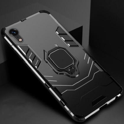 CoreParts MOBX-COV-JL-XR custodia per cellulare 155 cm 6.1 Cover Nero (Case for iPhone XR - With Ring HolderWork with - Magneti