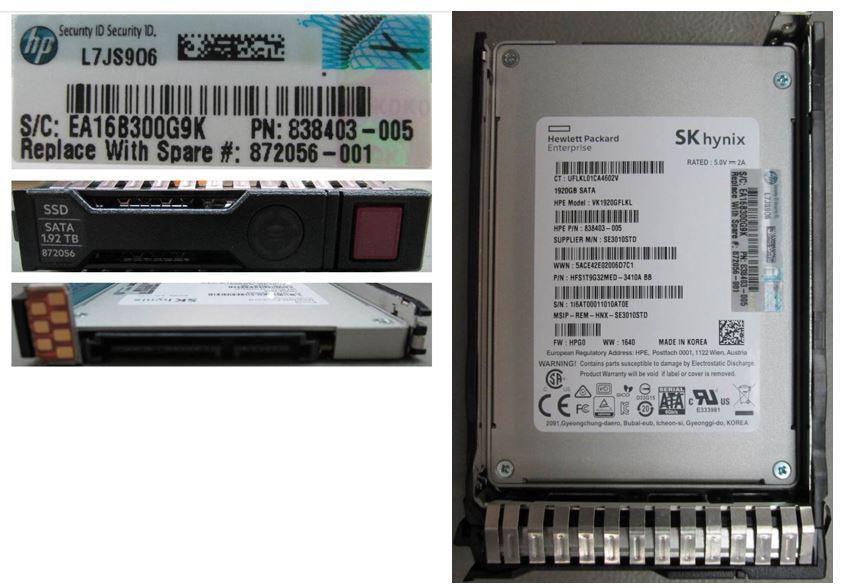 SSD SATA RI-1 SC da 1,92 TB 6G SFF