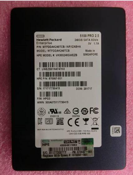 SSD 240 GB SFF SATA SFF RI DS