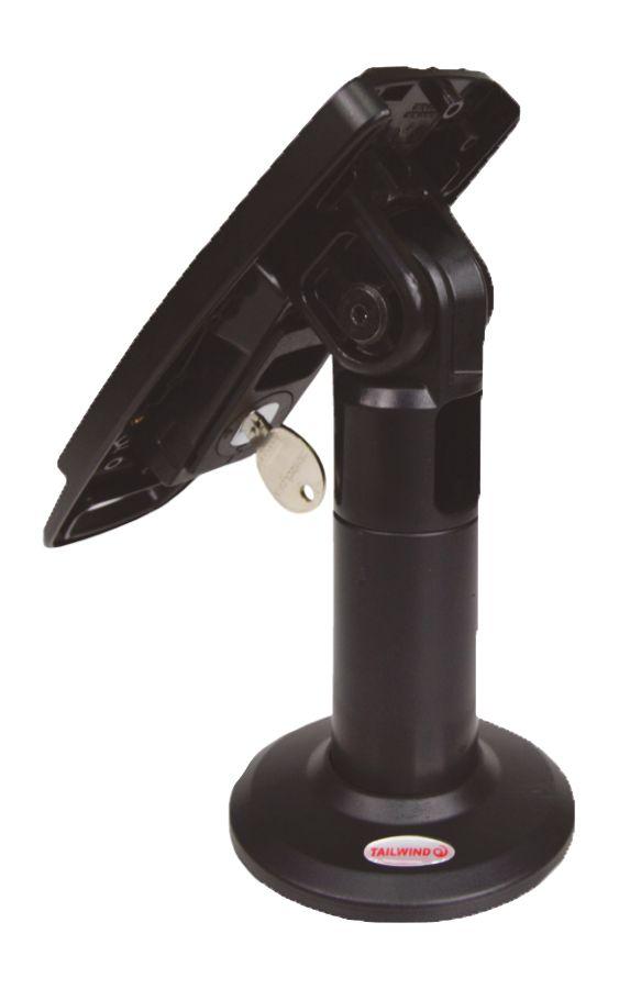 Havis ASS10121 accessorio di sistema POS Supporto POS Nero (FlexiPole Locking Complete - Payment Terminal Stand - ASS10121, POS