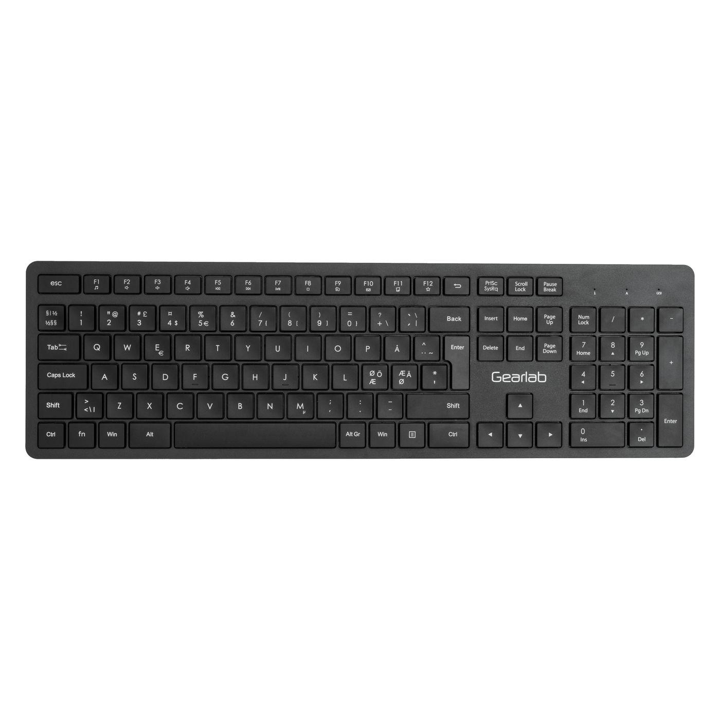eSTUFF GLB212102 tastiera USB QWERTY Nordic Nero (G220 Wireless Keyboard Nordic - Warranty 24M)