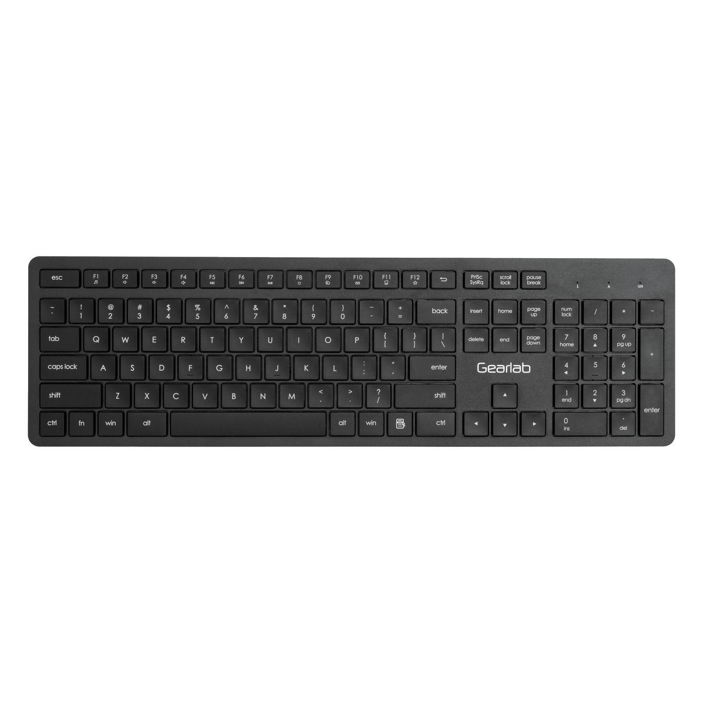 eSTUFF GLB212202 tastiera USB QWERTY US International Nero (G220 Wireless Keyboard - US/International - Warranty 24M)