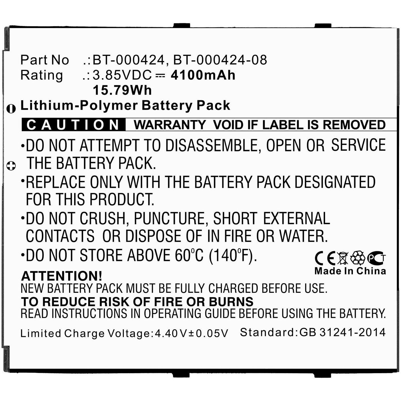 Battery 15.79Wh Li-Polymer...