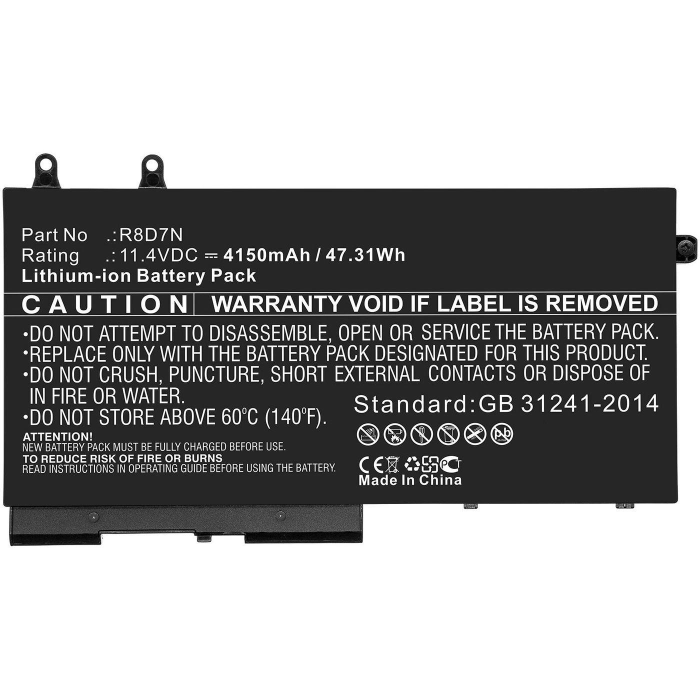 CoreParts MBXDE-BA0243 ricambio per laptop Batteria (Laptop Battery for Dell - 45.6Wh Li-ion 11.4V 4000mAh - for Dell Precision