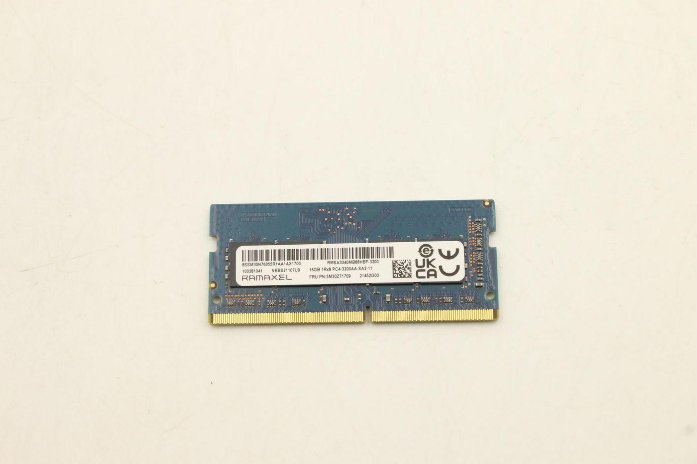 16GB DDR4 SODIMM memory - module, 3200MHz - Warranty: 3M