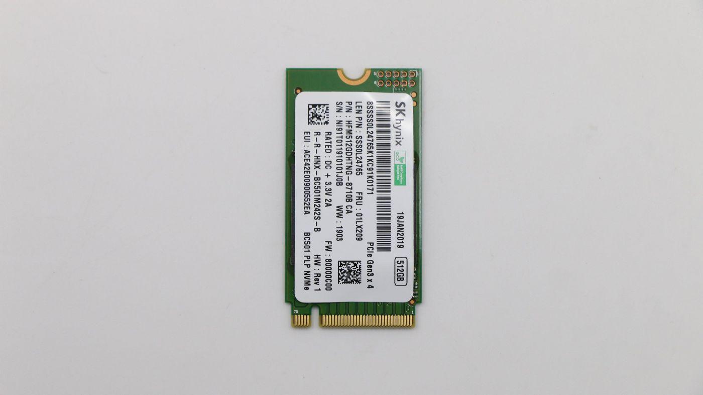 SSD M.2 PCIe NVMe FRU SSD - 512GB RoHS SK Hynix M.2 - BC501-PLP 512GB New Retail - Warranty 3M
