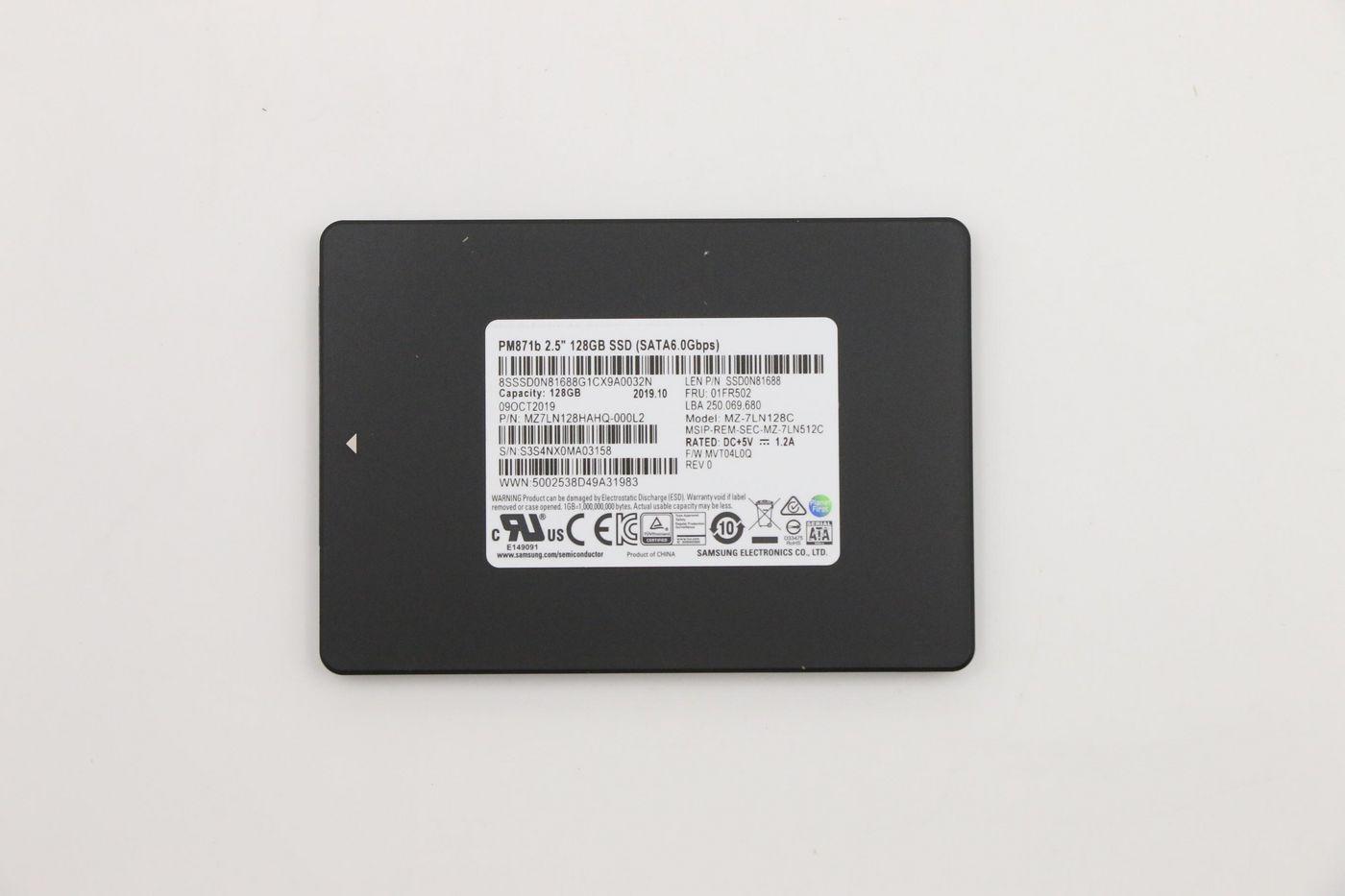 SSD di archiviazione PM871b 128G SAM