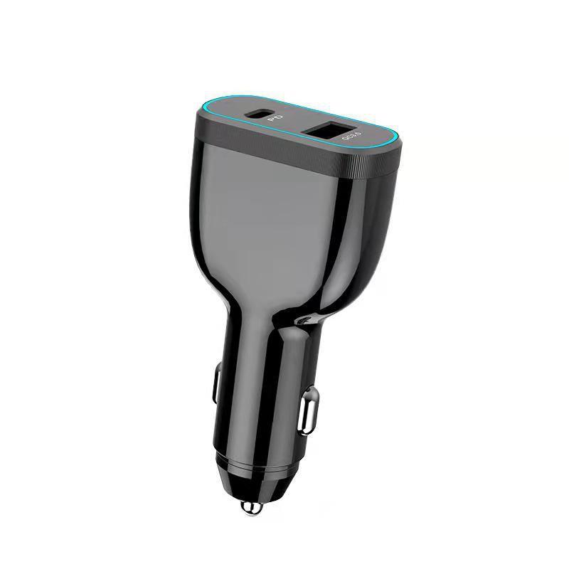 CoreParts MBXUSBC-DC0005 Caricabatterie per dispositivi mobili Universale Nero USB Ricarica rapida Interno (USB-C Car Charger f