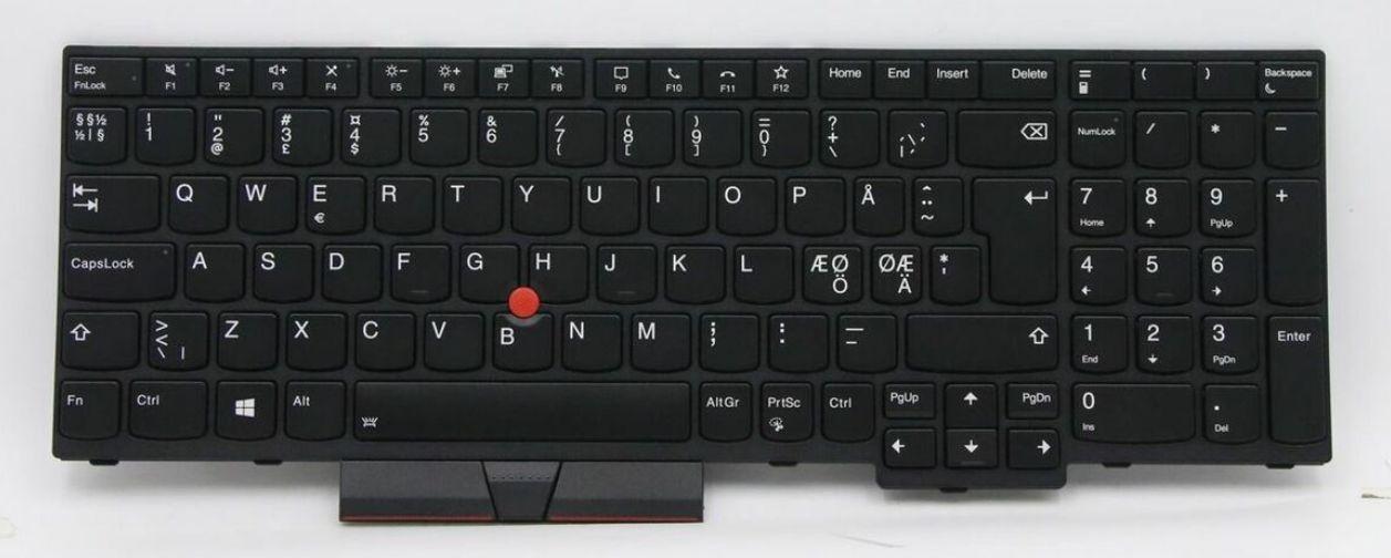 Lenovo 5N20V78941 ricambio per laptop Tastiera (CMNM-CS20,BK-BL,PMX,NORDIC - Warranty: 6M)