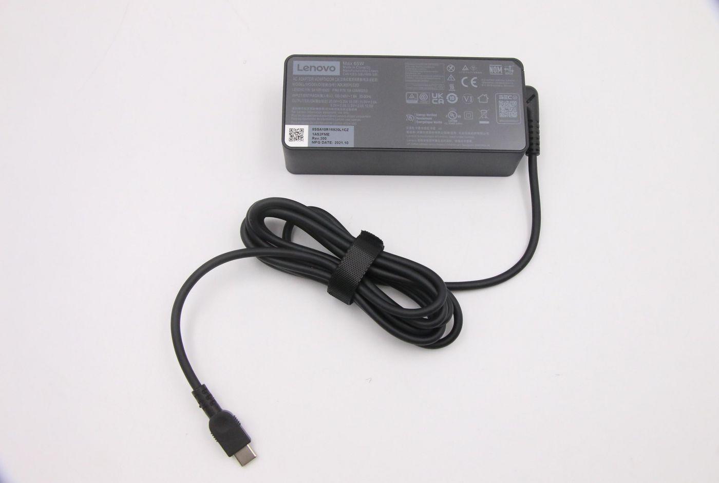 AC Adapter 65W USB Type-C includes power cable