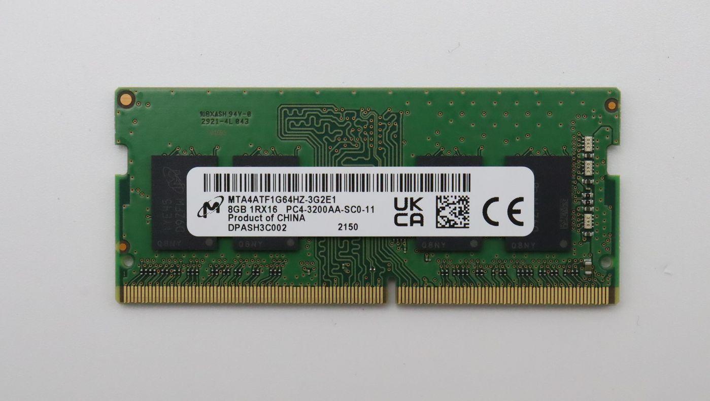 8GB DDR4 SODIMM memory module - Warranty: 3M