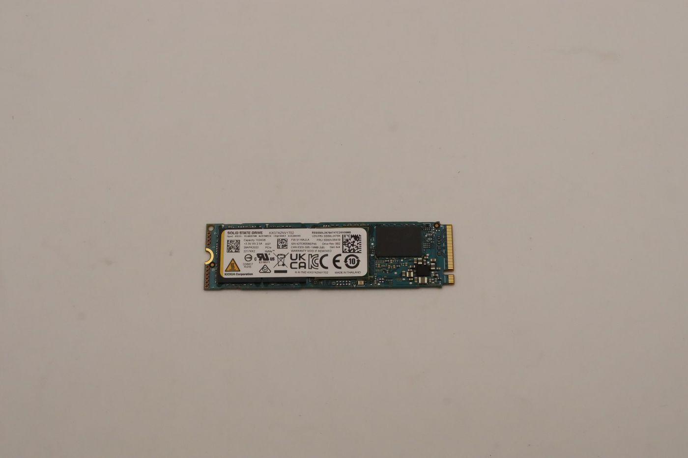 1TB M.2 PCIe NVMe solid-state - drive - Warranty: 3M