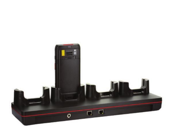 Honeywell CT40-NB-UVB-2 docking station per dispositivo mobile Nero (CT40 BOOTED 4 BAY NET BASE KIT - INCLUDES NET BASE PSU EU)