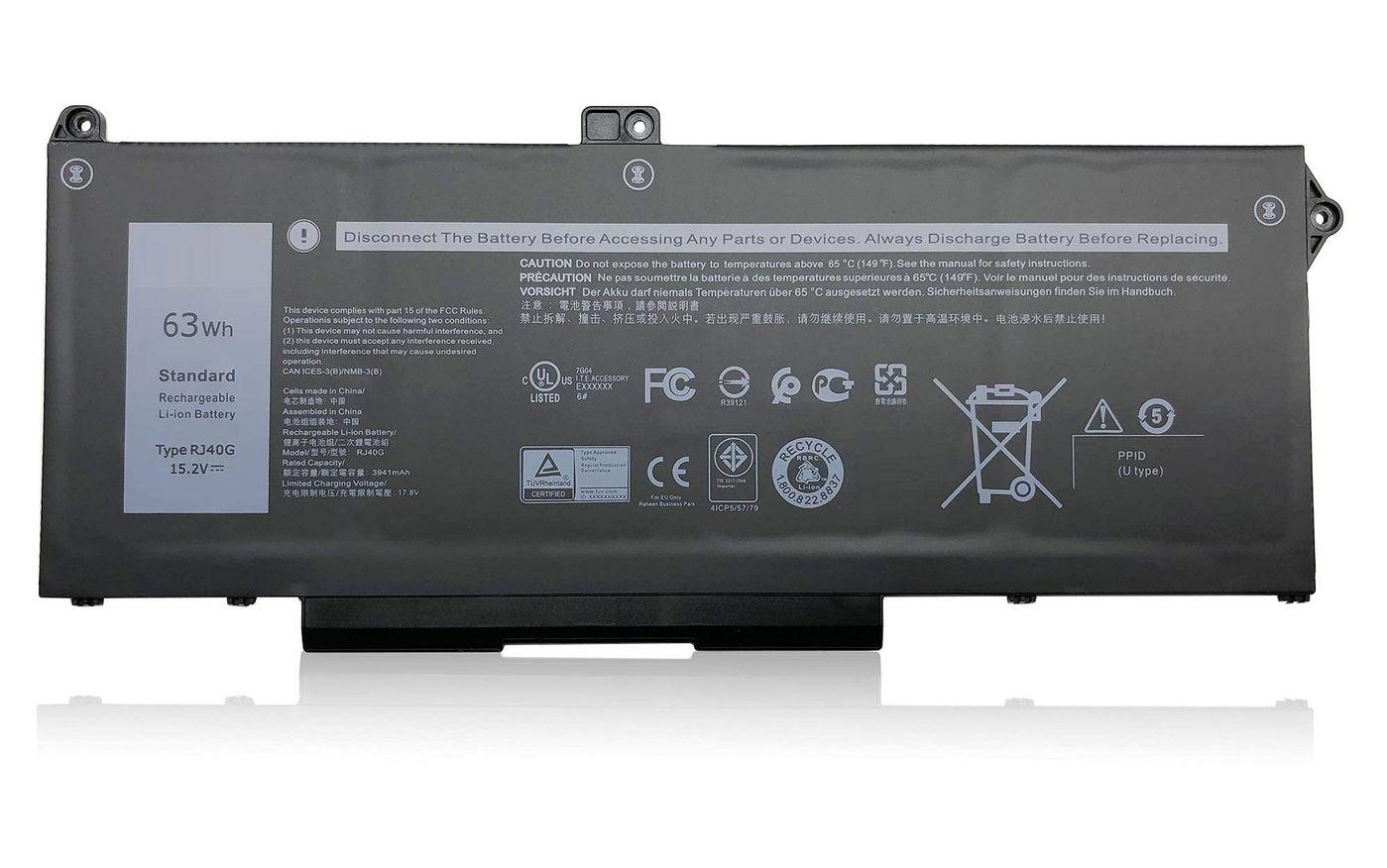 CoreParts MBXDE-BA0250 ricambio per laptop Batteria (Laptop Battery for Dell - 62.32Wh Li-ion 15.2V 4100mAh - Black, 62.32Wh Li