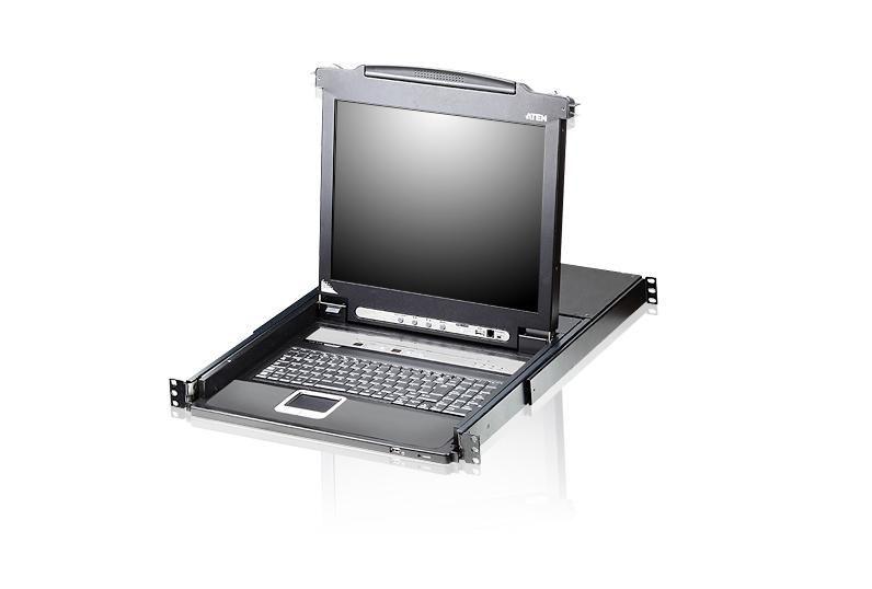 ATEN CL5708M switch per keyboard-video-mouse (kvm) Montaggio rack Nero