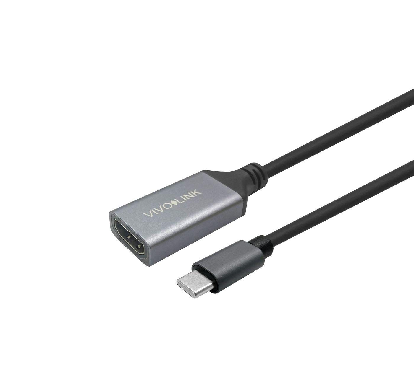 Vivolink PROUSBCHDMIMF3 cavo USB 3 m USB 3.2 Gen 1 3.1 Gen 1 USB C HDMI tipo A Standard Nero (USB-C to HDMI female Cable 3m - B