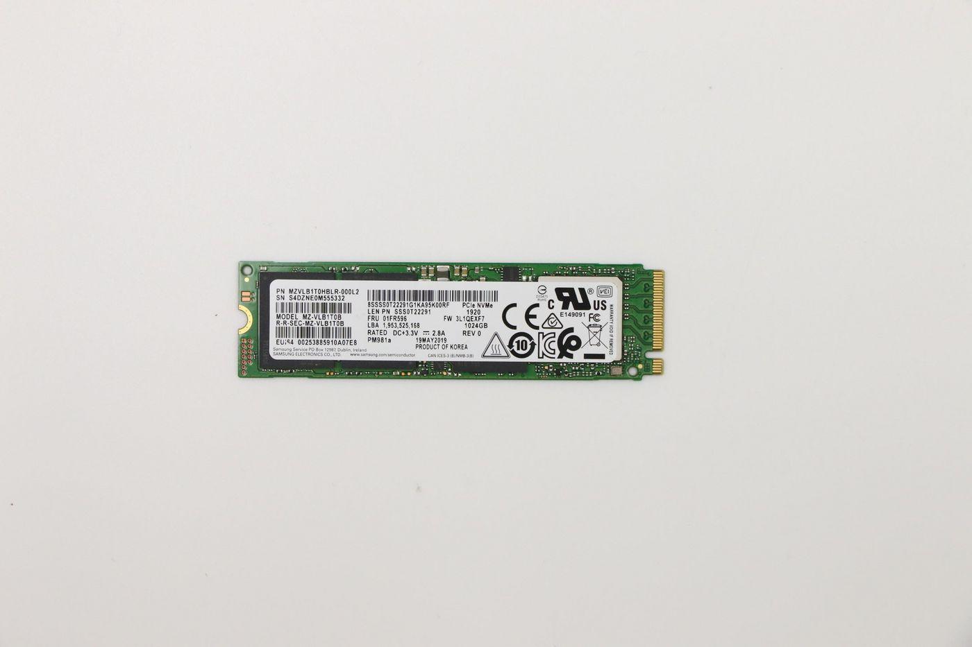 SAMSUNG PM981a PCIe M.2 da 1 TB