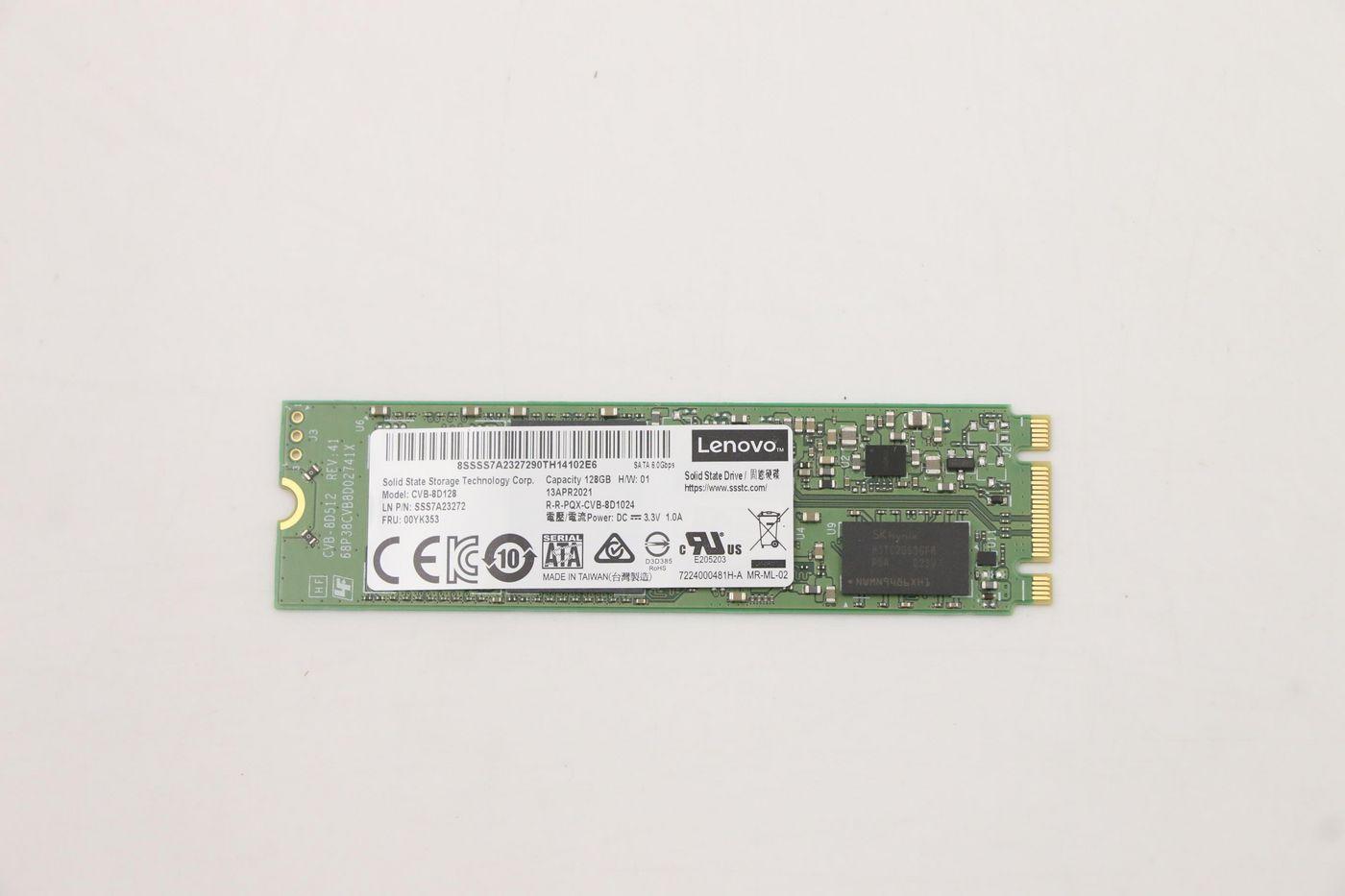 LENOVO SSD 128GB M.2 SATA 6GBPS,NON HOT SWAP