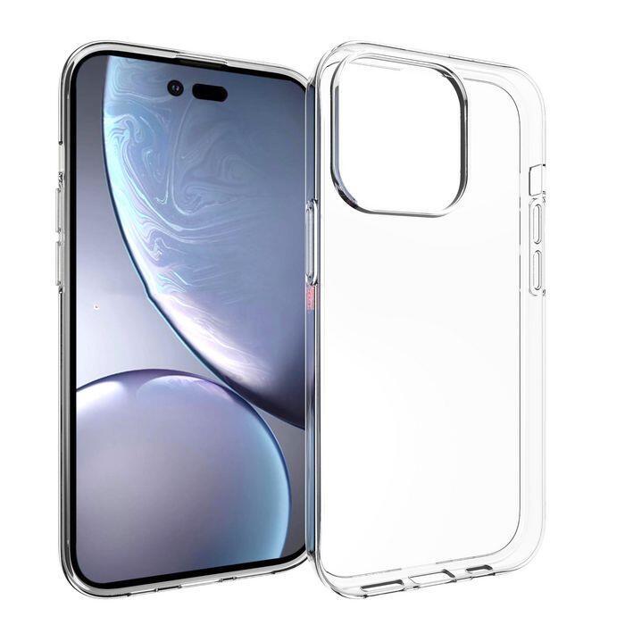 eSTUFF ES67100006 custodia per cellulare 155 cm 6.1 Cover Trasparente (Cover for LONDON iPhone 14 Pro Clear - Cover. Material T
