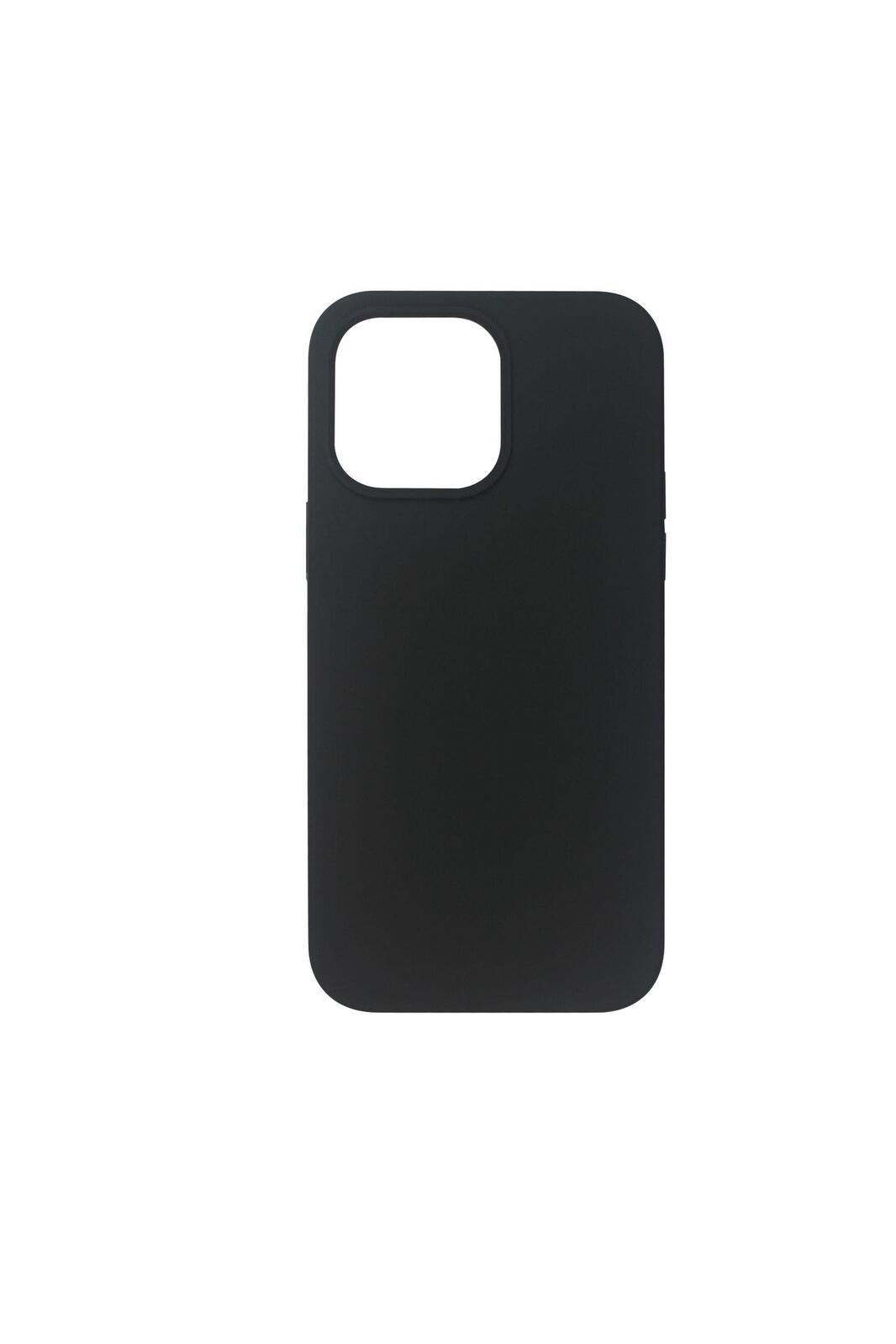 eSTUFF ES67120008 custodia per cellulare 17 cm 6.7 Cover Nero (Cover for MADRID iPhone 14 Pro Max - Black Cover. Material - Sil