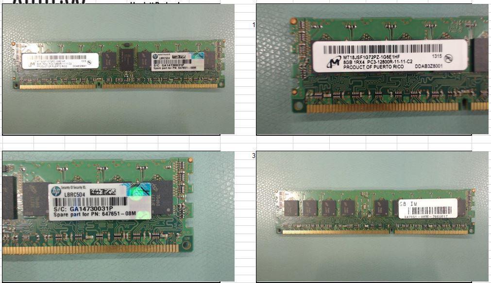 Memoria da 8 GB PC3-12800DDR3-1600