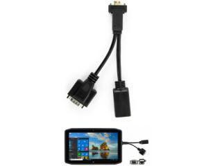 Zebra 430033 cavo seriale Nero DB-9 (XR12 RJ45 & SERIAL PORT DONGLE - 430033 Black DB-9 Zebra - Xslate R12 1 pcs - Warranty 12M)