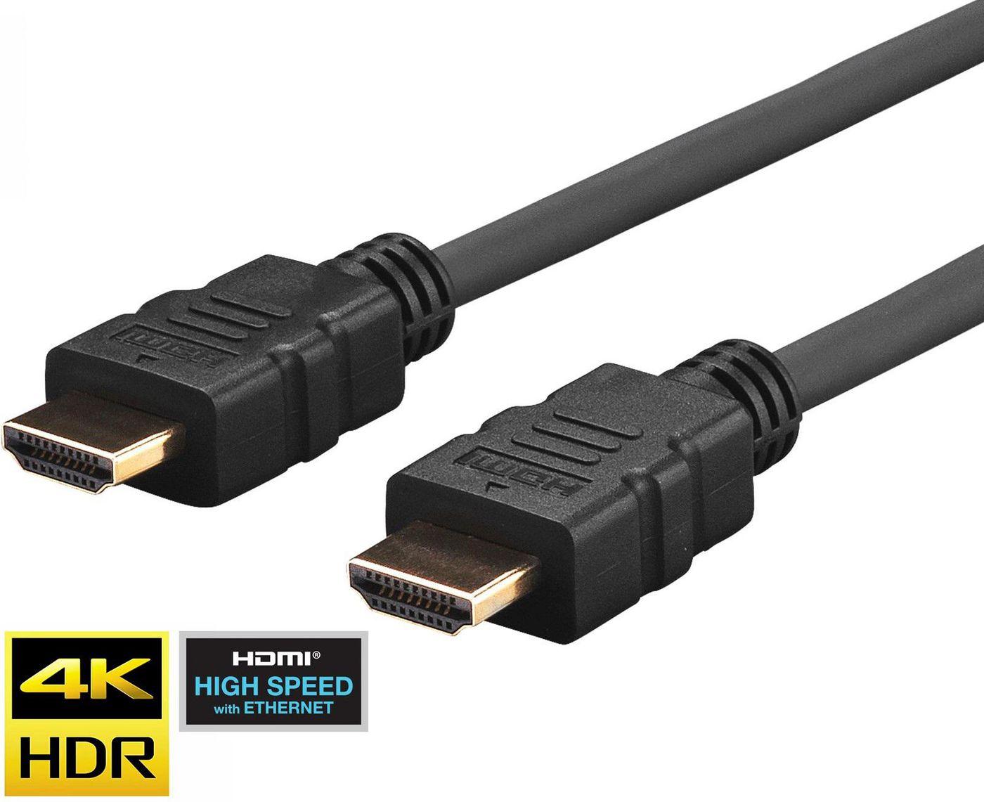 Vivolink PROHDMIHD0.25 cavo HDMI 025 m HDMI tipo A Standard Nero (Pro HDMI Cable 0.25m Ultra - Flexible HDMI 2.0b 4K - 2K . - W