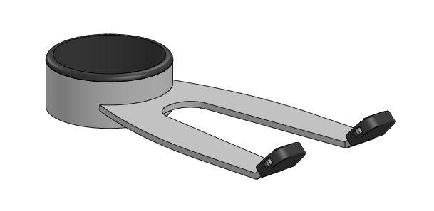 Ergonomic Solutions SpacePole POS SPV3602-02 accessorio di sistema POS Supporto POS Nero Metallo