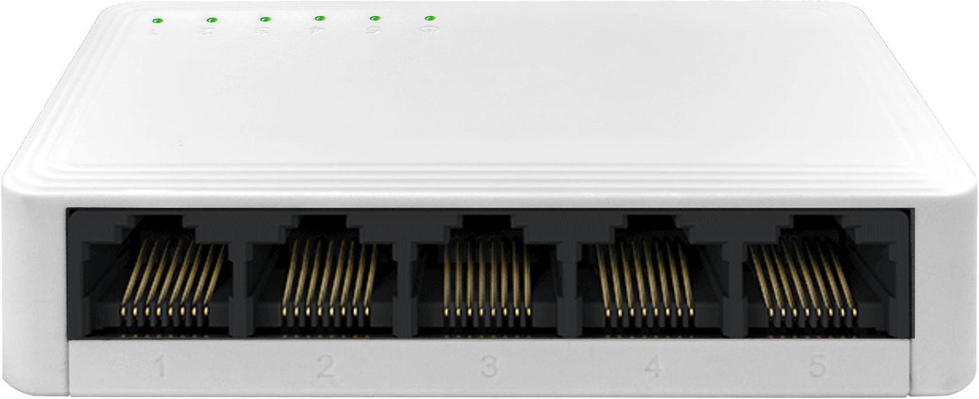 eSTUFF GLB236050 switch di rete Non gestito Gigabit Ethernet 10/100/1000 Bianco (5-Port Gigabit Nano Switch - Warranty 24M)