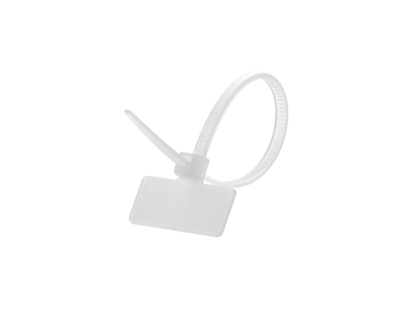 TIE wrap 1524 x 381mm White - ID Marker - Warranty 60M