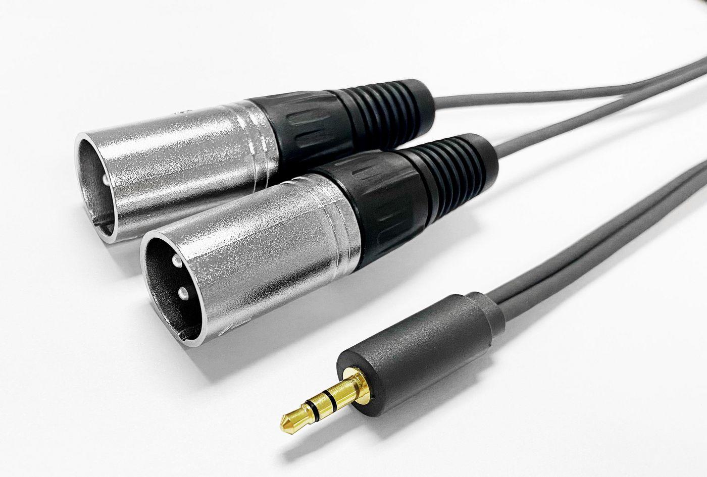 Vivolink PROMJXLRS15 cavo audio 15 m 3.5mm 2 x XLR Nero (3.5MM CABLE to 2 x XLR male - 15m - Warranty 144M)