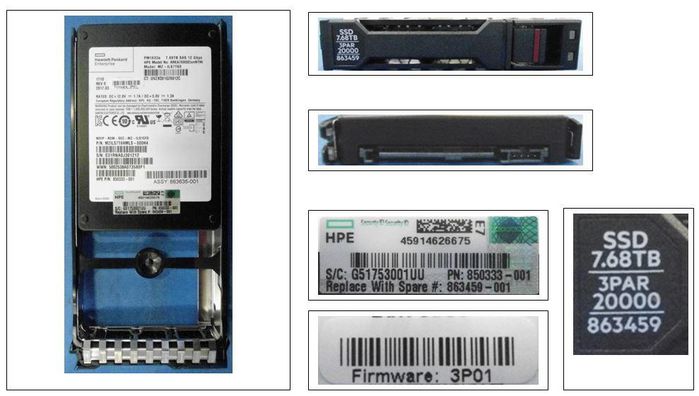 DRV SSD da 7,68 TB SAS SFF...