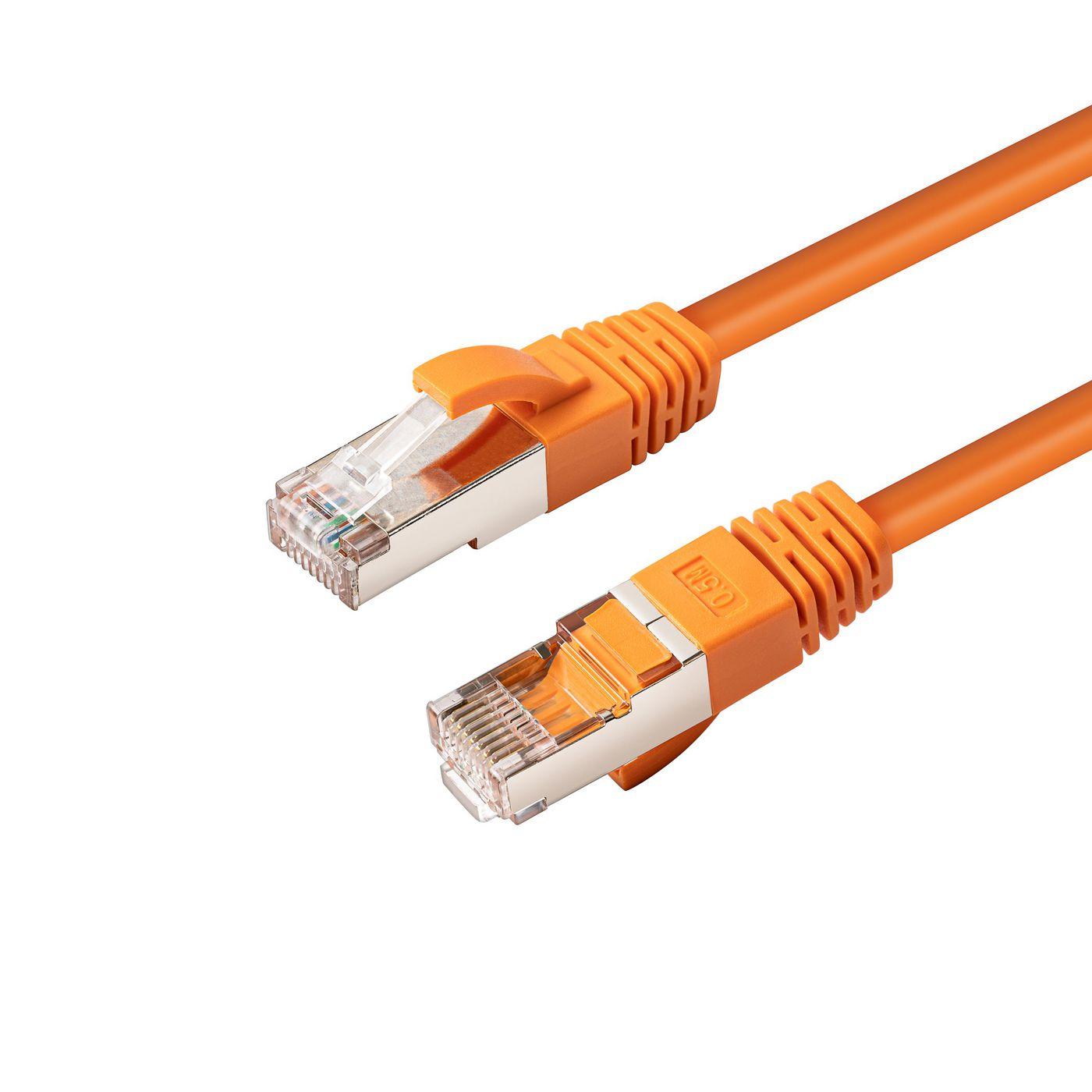 Microconnect MC-SFTP6A03O cavo di rete Arancione 3 m Cat6a S/FTP [S-STP] (CAT6A S/FTP 3m Orange LSZH - Warranty: 300M)