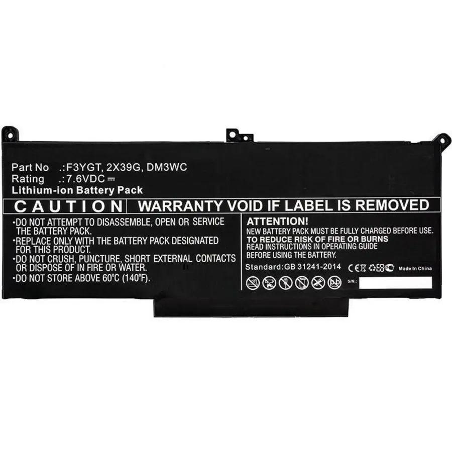 CoreParts MBXDE-BA0263 ricambio per laptop Batteria (Laptop Battery for Dell 62Wh - Li-ion 7.6V 8200mAh 62Wh 4 - cells Li-Po 7.