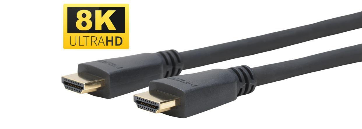 Vivolink PROHDMIFUHD5 cavo HDMI 5 m HDMI tipo A Standard Nero (Pro HDMI 2.1 8K 120Hz 48 - Gb/s 5m black - Warranty 144M)