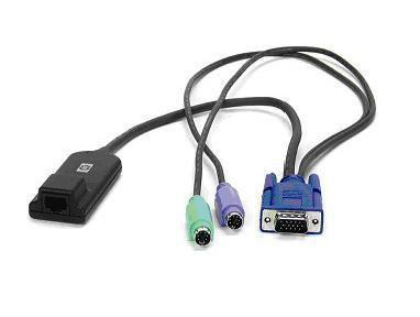 Hewlett Packard Enterprise KVM CAT5 1-pack PS/2 Interface Adapter cavo per tastiera video e mouse (Adapter KB/MO/VID/MSE - Warr