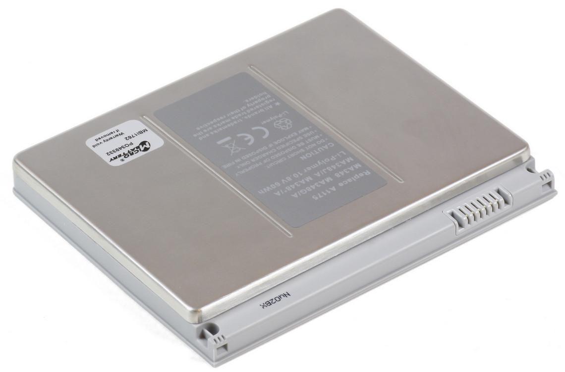 CoreParts MBI1762 ricambio per laptop Batteria (Laptop Battery for Apple 60Wh - 6 Cell Li-Pol 108V 5556mAh - Silver 60Wh 6 Cell