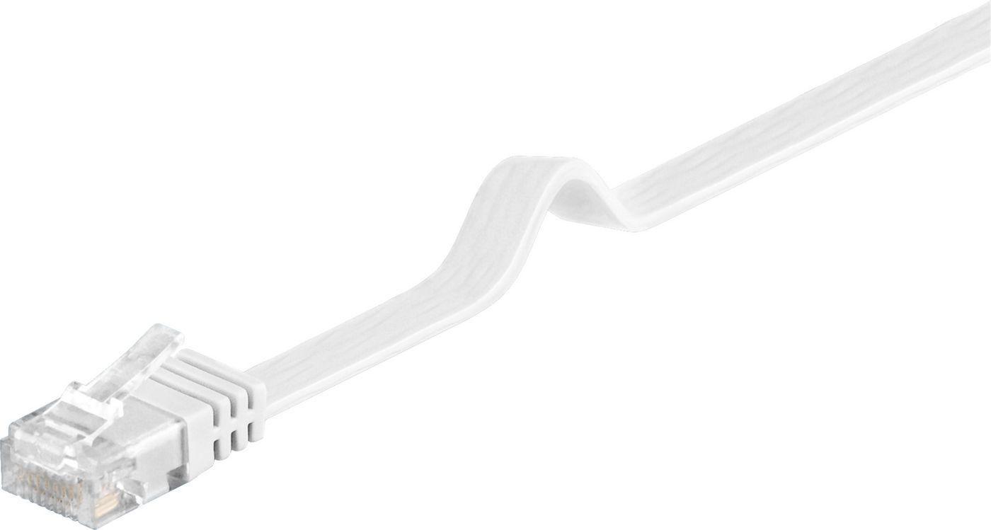 Microconnect V-UTP615W-FLAT cavo di rete Bianco 15 m Cat6 U/UTP [UTP] (U/UTP CAT6 15M White Flat - Unshielded Network Cable, -