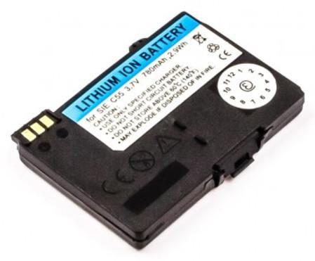 CoreParts MBP-SIE1007 ricambio per cellulare Batteria Nero (Battery for Mobile 2.9Wh - Li-ion 3.7V 780mAh Black - Siemens 1Cell