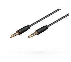 Microconnect IPOD012 cavo audio 1 m 3.5mm Nero (35 mm Headphone & Audio Cable - 3.5mm Minijack Cable - Warranty 300M)