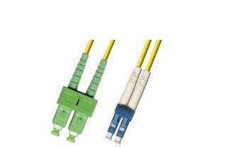 Microconnect FIB841010 cavo a fibre ottiche 10 m SC LC OS2 Giallo (SC/APC-LC/UPC 10m OS2 - Singlemode Duplex LSZH Yellow - Warr
