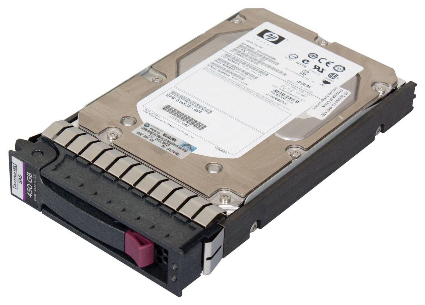 HPE 454274-001 disco rigido interno 450 GB 15000 Giri/min 3.5" SAS [454274-001]