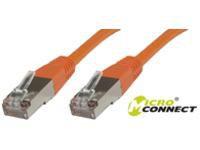 Microconnect SSTP605O cavo di rete Arancione 5 m Cat6 S/FTP S-STP (S/FTP CAT6 5m Orange LSZH - PiMF Pairs in metal foil - 4x2xA