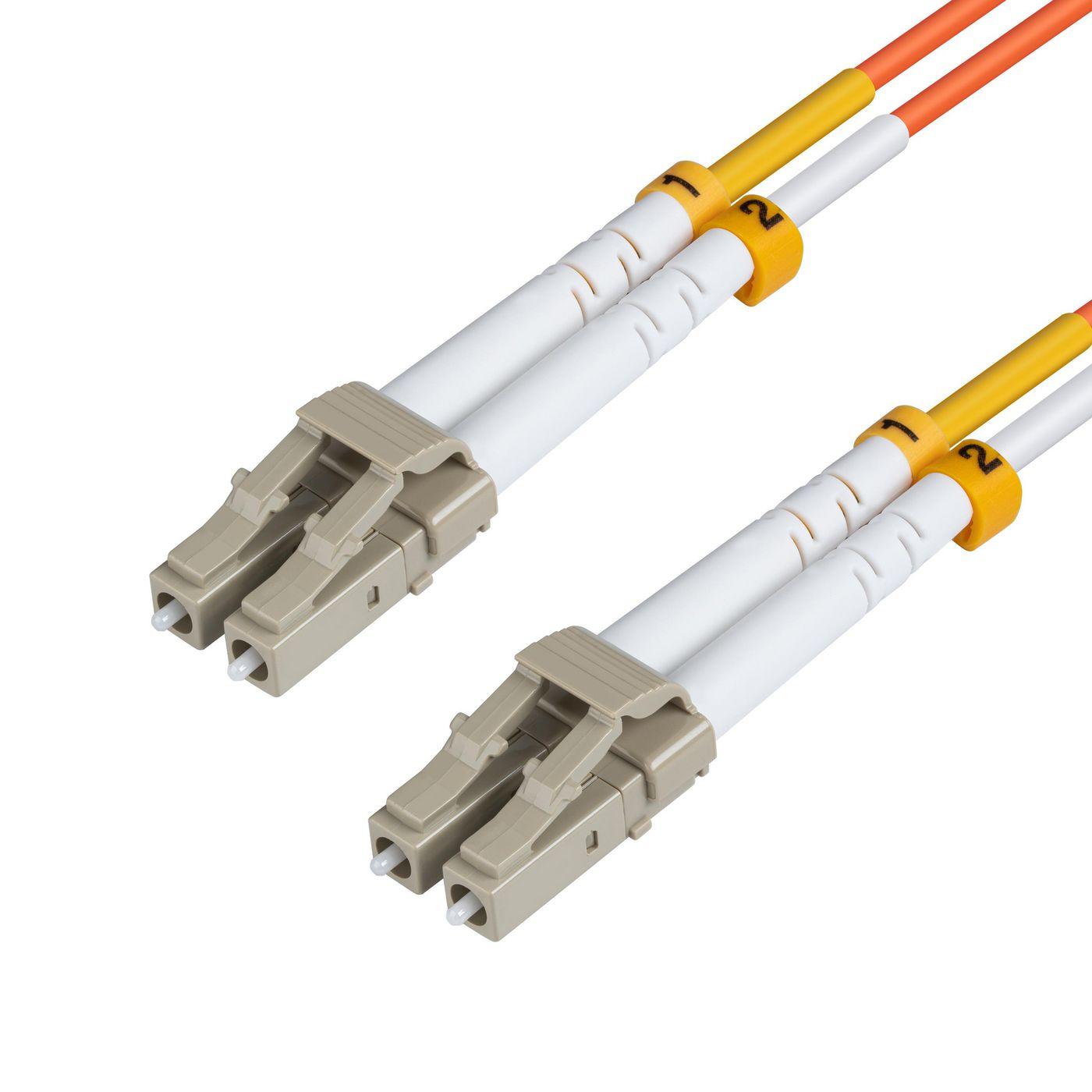 Microconnect FIB4400005 cavo a fibre ottiche 05 m LC Arancione (LC/UPC-LC/UPC 0.5m OM1 - MM Duplex OM1 OD 2mm 0.3dB - Orange -