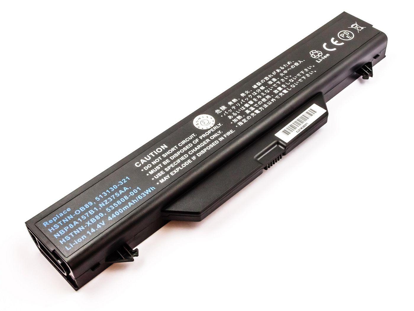 CoreParts MBI2068 ricambio per laptop Batteria (Laptop Battery for HP 6336Wh - 8 Cell Li-ion 144V 4400mAh - Black 63Wh 8 Cell L