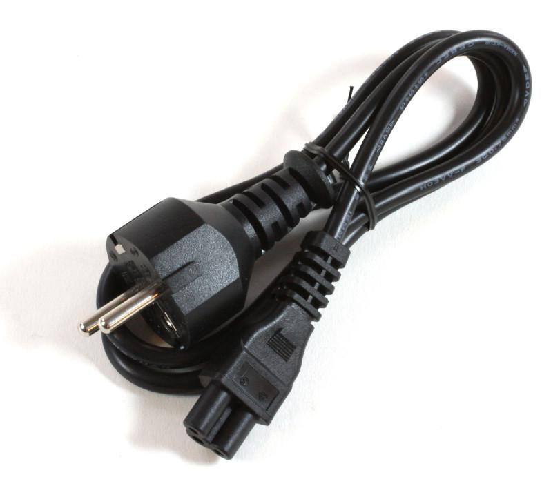 Power Cord 3 Pin EURO - Mickey Mouse Cable - Warranty 6M