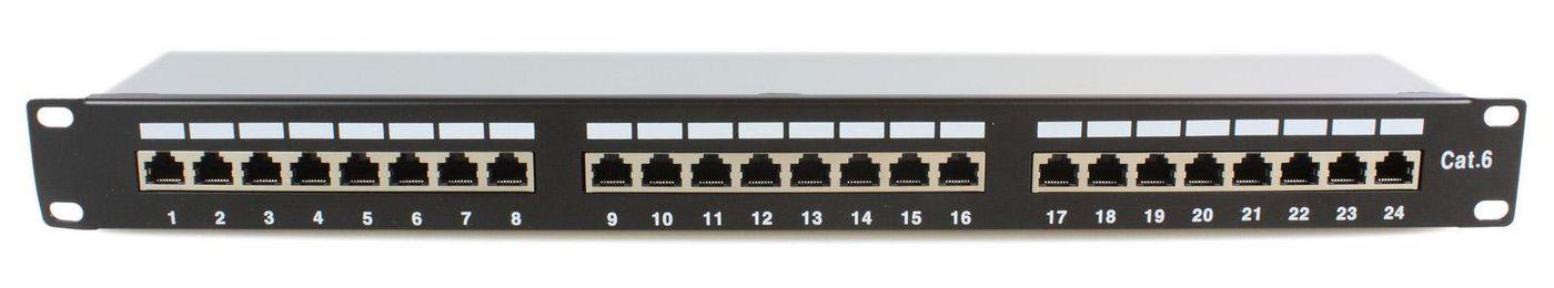 FTP da 19". Pannello patch da 6
